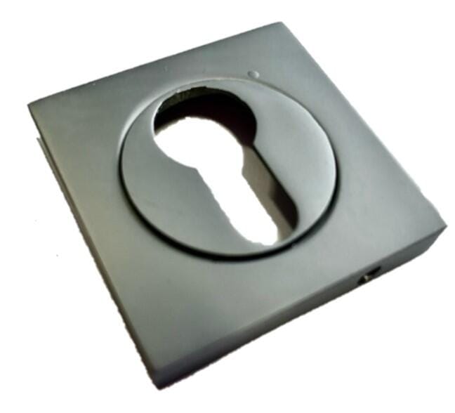 ESCUDO BOCALLAVE CUADRADO NEGRO NIQUEL - 1