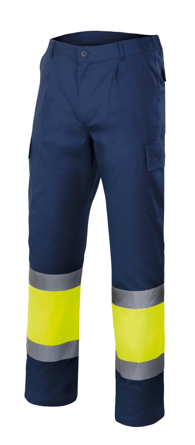 PANTALON MULTIBOLSILLOS ALTA VISIBILIDAD AMARILLO TALLA L VELILLA 303003