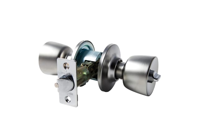 POMO PUERTA DE ENTRADA CON LLAVE CROMO TULIPA  60/70 TESA - 1