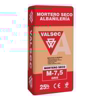MORTERO SECO GRIS M7,5 VALSEC 25KG - 1