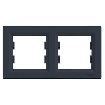 MARCO DOBLE SERIE ASFORA ANTRACITA - 1