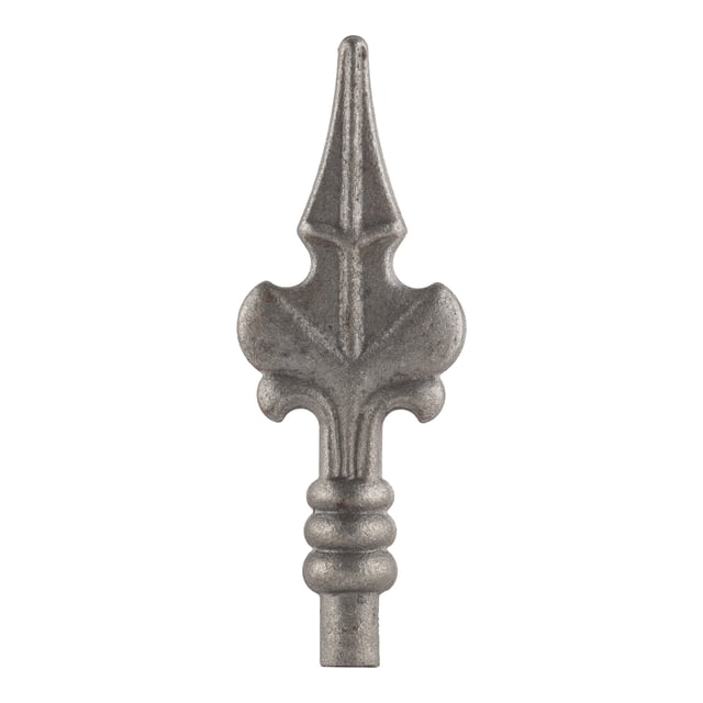 PUNTA LANZA HIERRO FORJADO BASE REDONDA 140X55MM