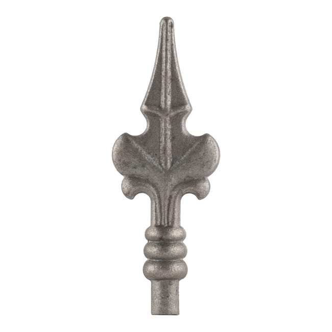 PUNTA LANZA HIERRO FORJADO BASE REDONDA 140X55MM - 1