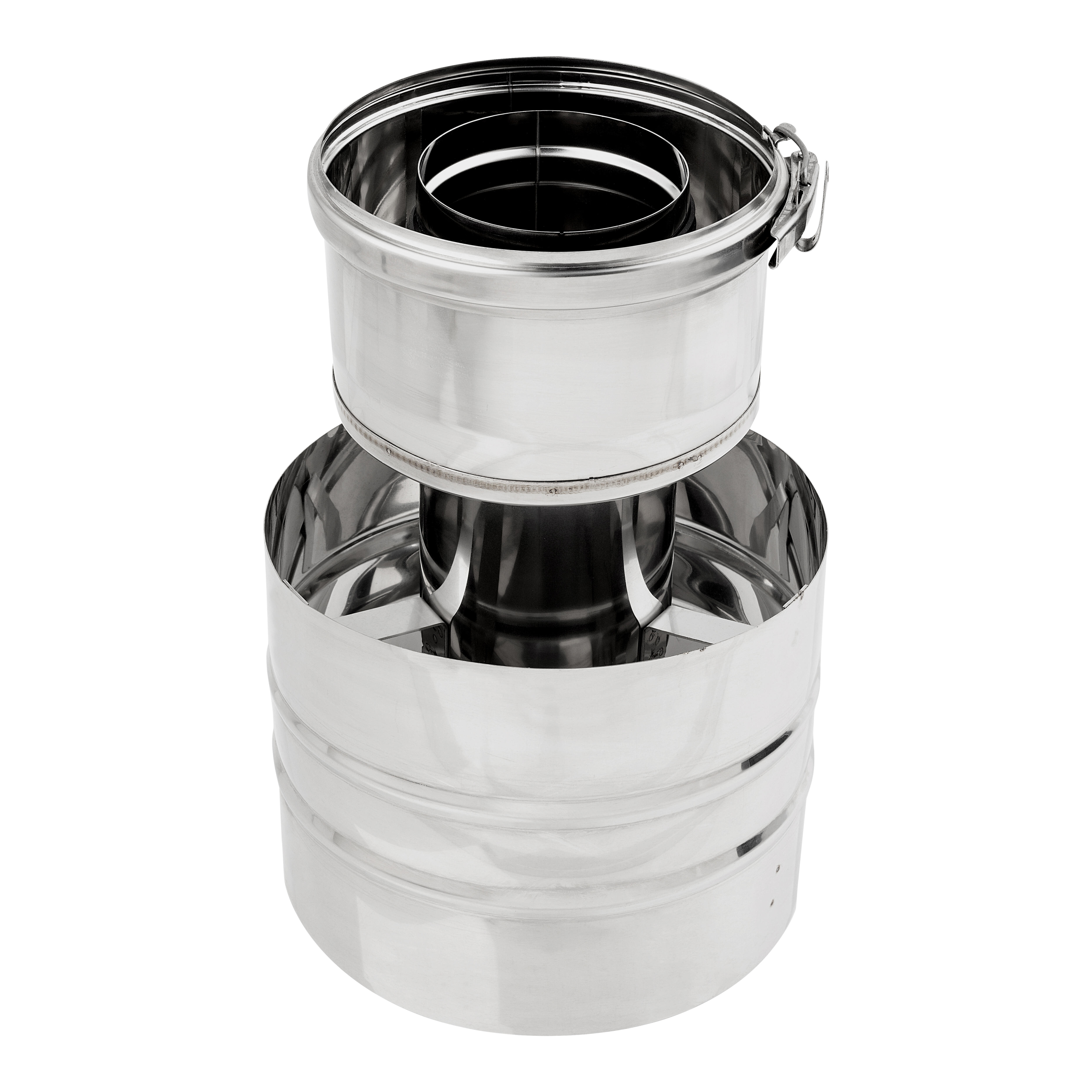 SOMBRERETE INOXIDABLE PARED DOBLE 80MM - 3