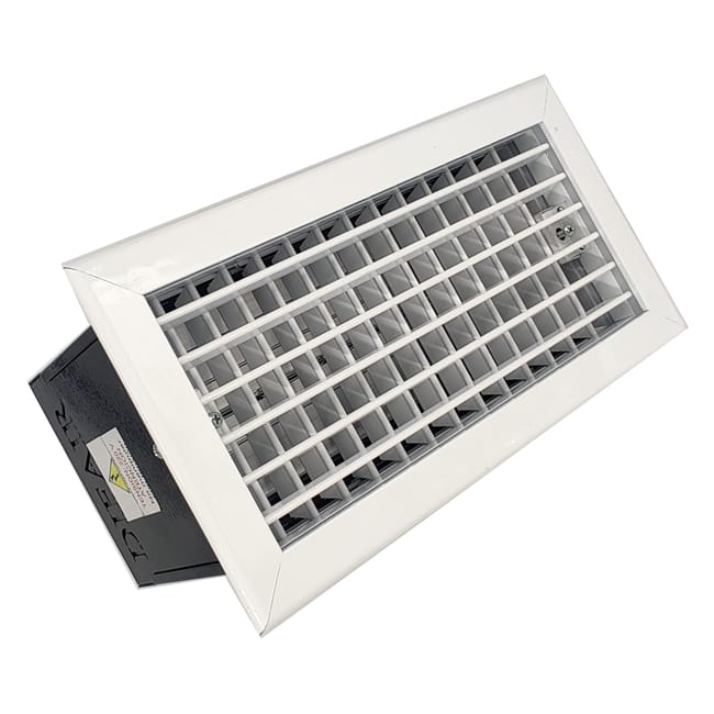 REJILLA MOTORIZADA DOBLE DEFLEXION CON REGULACION 500X150MM - 1