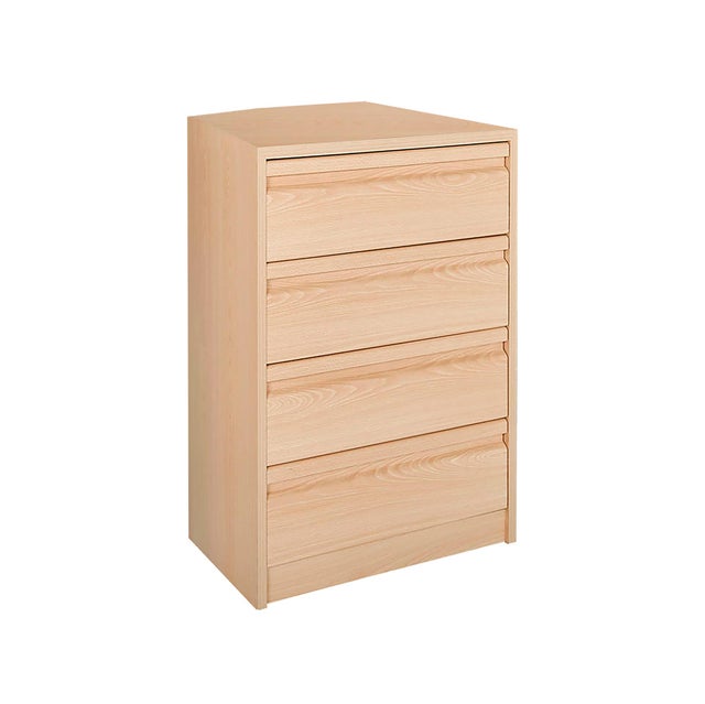 CAJONERA PARA ARMARIO MONTADA 4 CAJONES HAYA 72X50X40CM