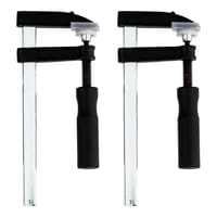 JUEGO 2 SARGENTOS 150 MM MANGO MADERA - 1