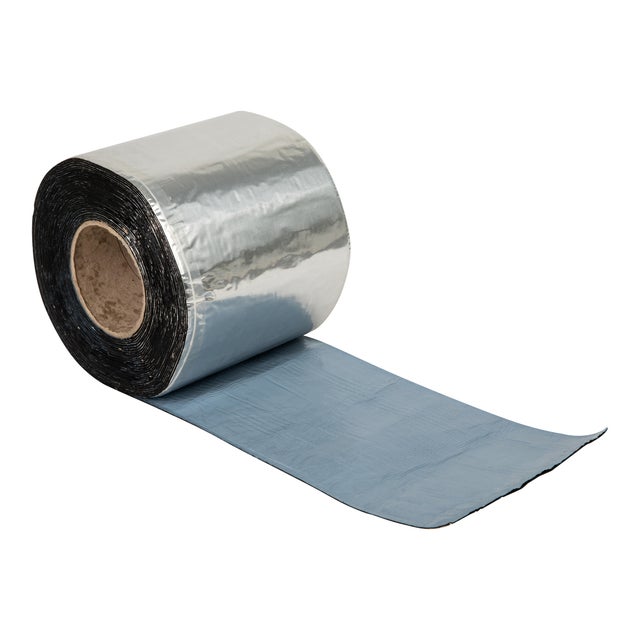 BANDA AUTOADHESIVA BETÚN ELASTÓMERO RAPID BRIC ALUMINIO 15 CM 12 M