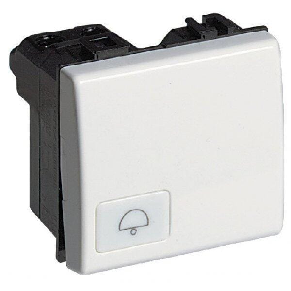PULSADOR CAMPANA ANCHO MATIX BLANCO - 1