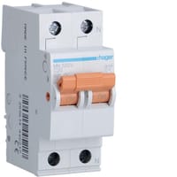 AUTOMATICO 1P+N 2 MODULOS 20A MANETA NARANJA HAGER - 1