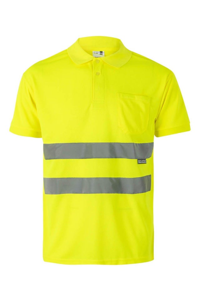 POLO MANGA CORTA ALTA VISIBILIDAD AMARILLO TALLA M VELILLA 172