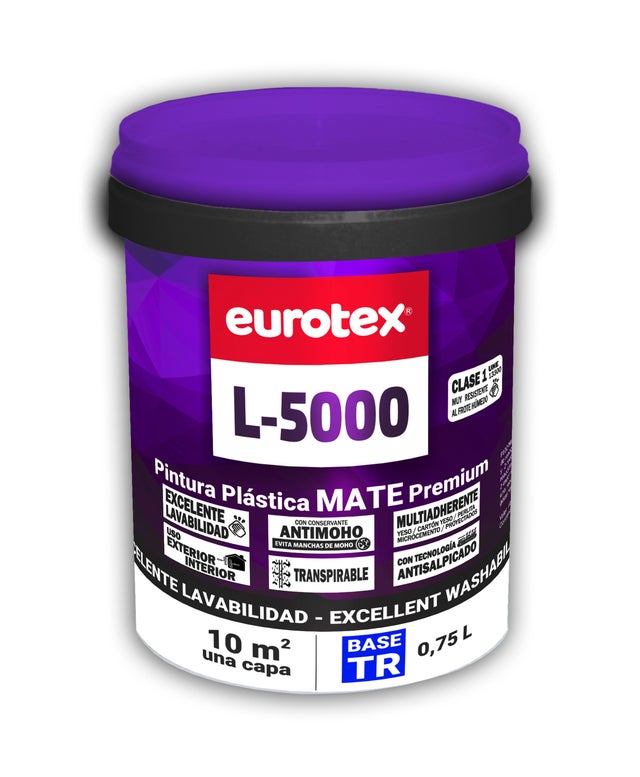 BASE PINTURA PLÁSTICA MATE L5000 750ML TONOS INTENSOS