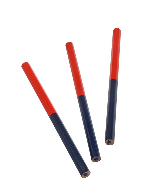 3 LAPICES CARPINTERO BICOLOR