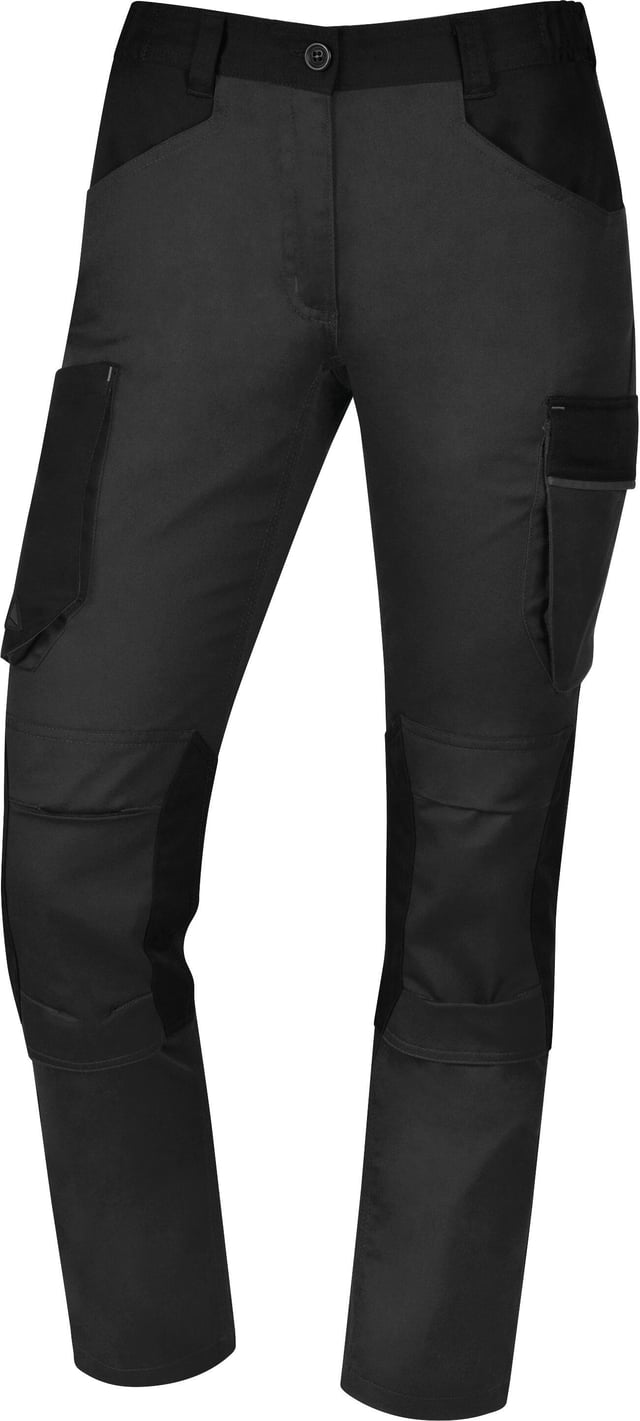 PANTALON DE TRABAJO MUJER MULTIBOLSILLOS GRIS TALLA S DELTA PLUS M2PA3F