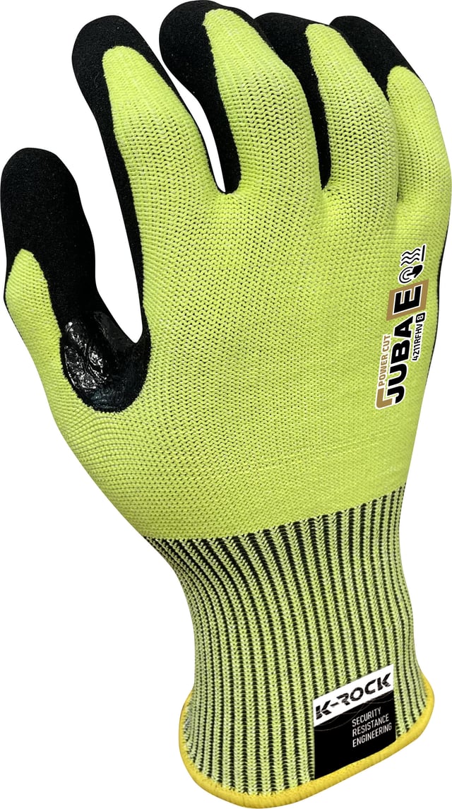 GUANTES ANTICORTE DE NITRILO FOAM JUBA H4211RFHV POWER CUT T8
