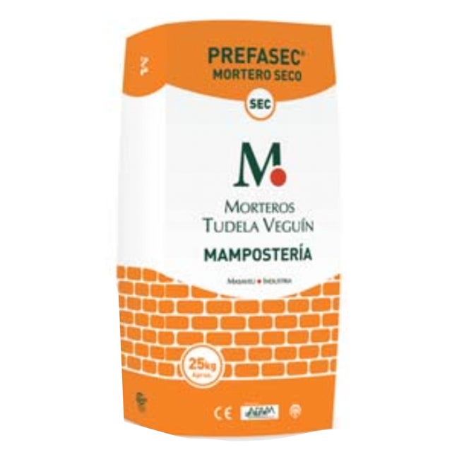MORTERO SECO GRIS M7,5 PREFASEC 25 KG