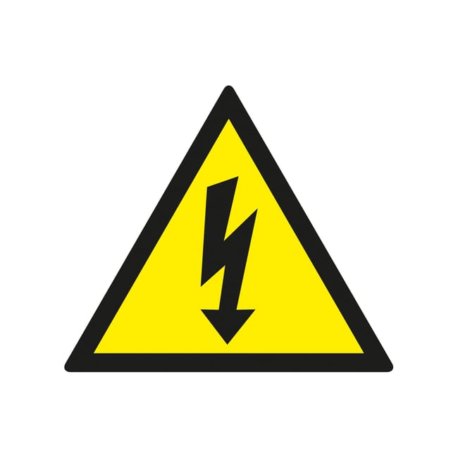 SEÑAL ADHESIVA RIESGO ELÉCTRICO 5UDS - 1