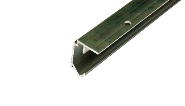 CARRIL ALUMINIO SIMPLE PARA PUERTA CORREDERA ARMARIO 1 . 2 M
