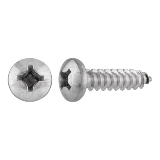 TORNILLOS ROSCA PARA METAL INOXIDABLES 5,5X22MM. 200UDS