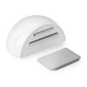 TOPES PARA PUERTAS PLÁSTICO ADHESIVO BLANCO