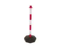 POSTE PVC ROJO Y BLANCO RELLENABLE - 1
