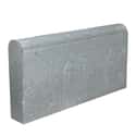 BORDILLO DE HORMIGÓN CURVO GRIS CALIZO 50X25X7CM - 1
