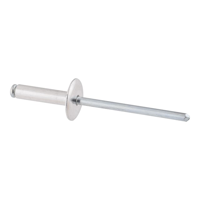 REMACHES CABEZA ANCHA ALUMINIO Y ACERO 4 X 16  MM. BRALO. 250 UDS