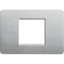 MARCO 2 MODULOS CAJA RECTANGULAR MATIX PLATA - 1