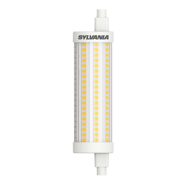 BOMBILLA LED LINEAL LARGA REGULABLE R7S 2000LM 15W LUZ CALIDA