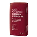 PLASTE EN POLVO CAPA GRUESA 15KG CUBREGOTA Y RENOVACION - 1