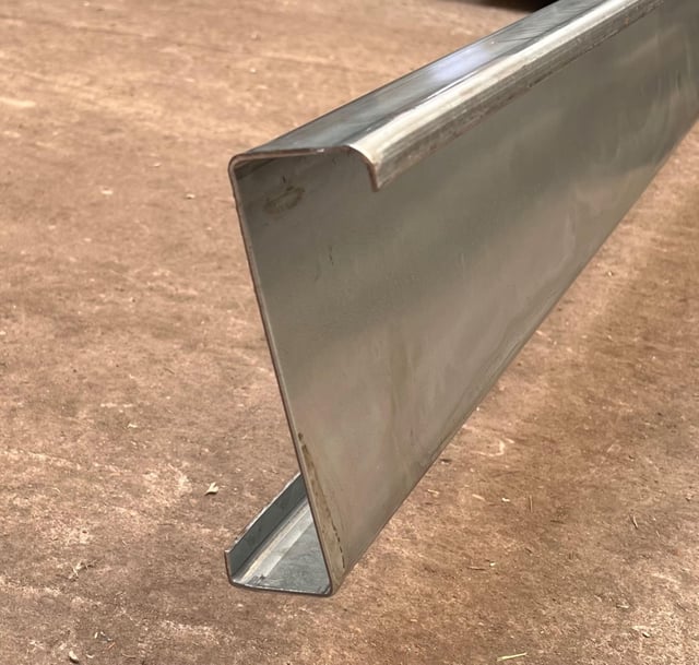 PERFIL EN Z ACERO GALVANIZADO 175X2MM 6M