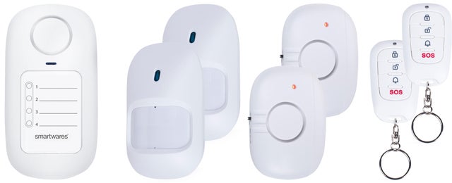 KIT MINIALARMA INALAMBRICA  2PIR+2MAGNETICOS+2MANDOS