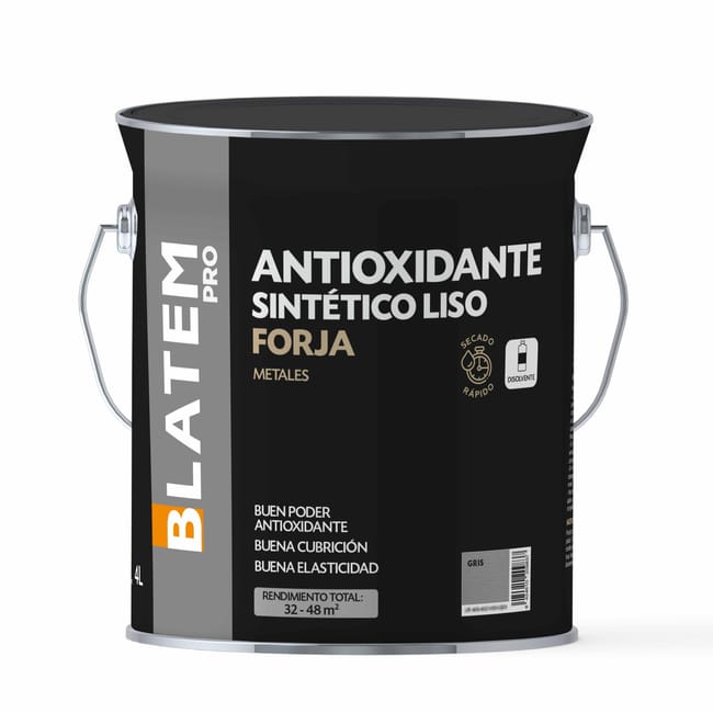ESMALTE SINTETICO ANTIOXIDANTE FORJA 4L GRIS - 1