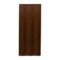 PUERTA PLEGABLE PVC MADERA OSCURA 84 CM - 1