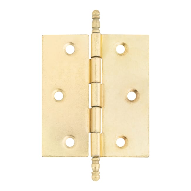 BISAGRA HIERRO 60 X 50  MM. CON REMATE LATONADA. 2 UDS - 1