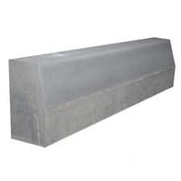 BORDILLO DE HORMIGÓN TRAPEZOIDAL GRIS 100X12X25CM - 1