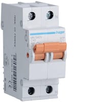 AUTOMATICO 1P+N 2 MODULOS 40A MANETA NARANJA HAGER - 1