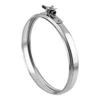 ABRAZADERA TUBO INOXIDABLE PARED SIMPLE 125MM - 1