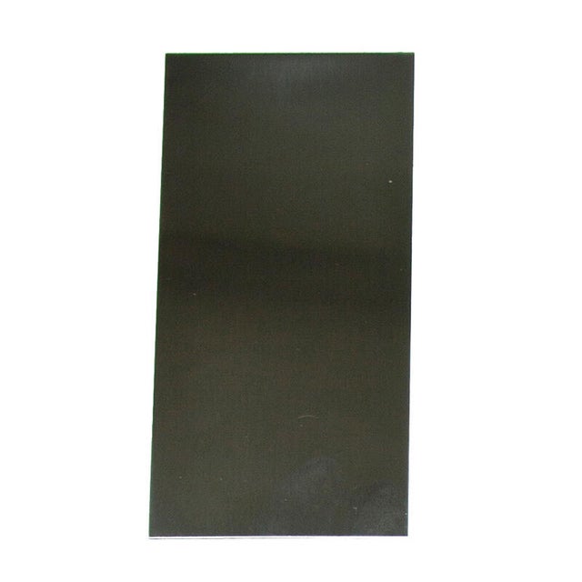 PLACA BOCALLAVE CIEGA 80X160MM. ACERO INOXIDABLE ACCESORIOS PARA PUERTA