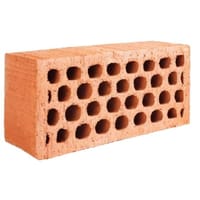 LADRILLO GERO  RAYADO ROJO 28X13X9CM - 1