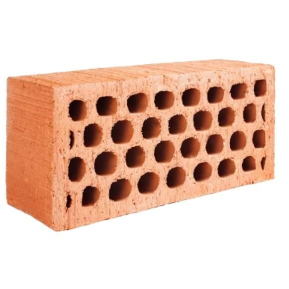 LADRILLO GERO  RAYADO ROJO 28X13X9CM - 1