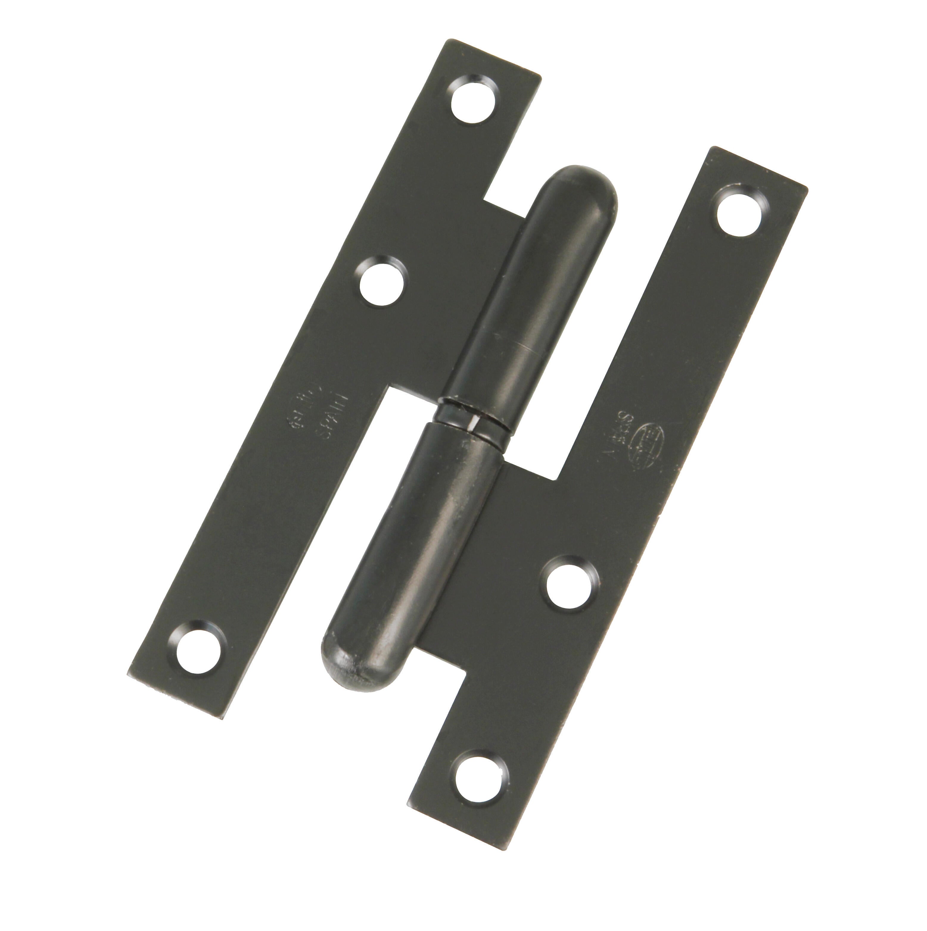 BISAGRA PARA PUERTA PERNIO A IZQUIERDA 95X52MM NEGRO - 3