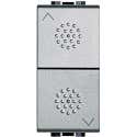 DOBLE CONMUTADOR PERSIANA SERIE LIVING ALUMINIO - 1