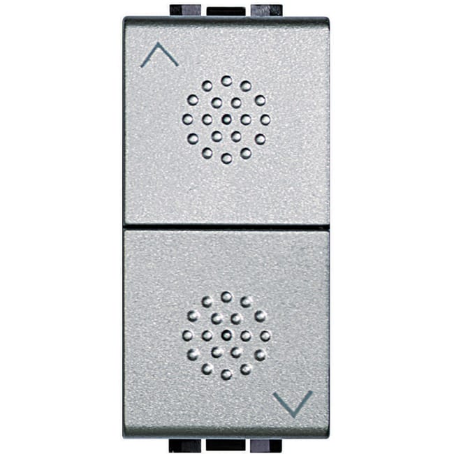 DOBLE CONMUTADOR PERSIANA SERIE LIVING ALUMINIO - 1