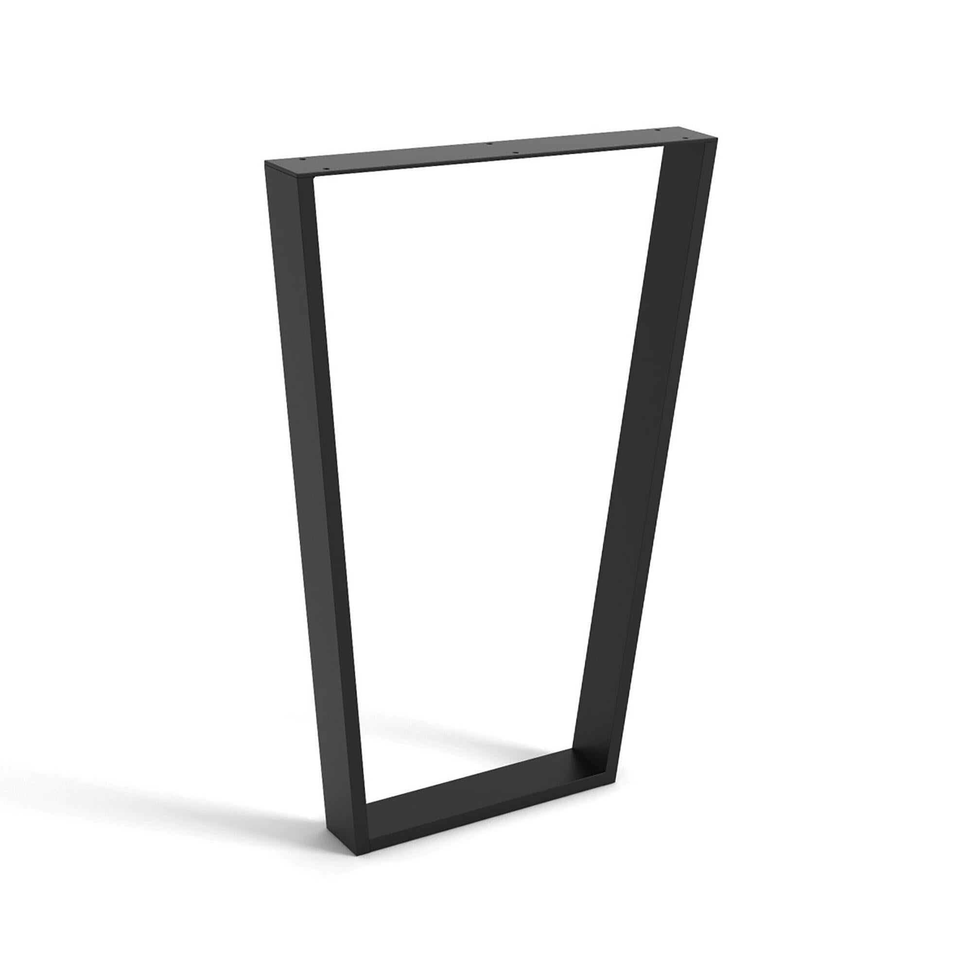 PATA ACERO TRAPECIO INVERTIDO 87.2X58X8CM NEGRO - 7