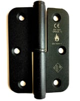 BISAGRA PERNIO A IZQUIERDA 90X65MM NEGRO - 1