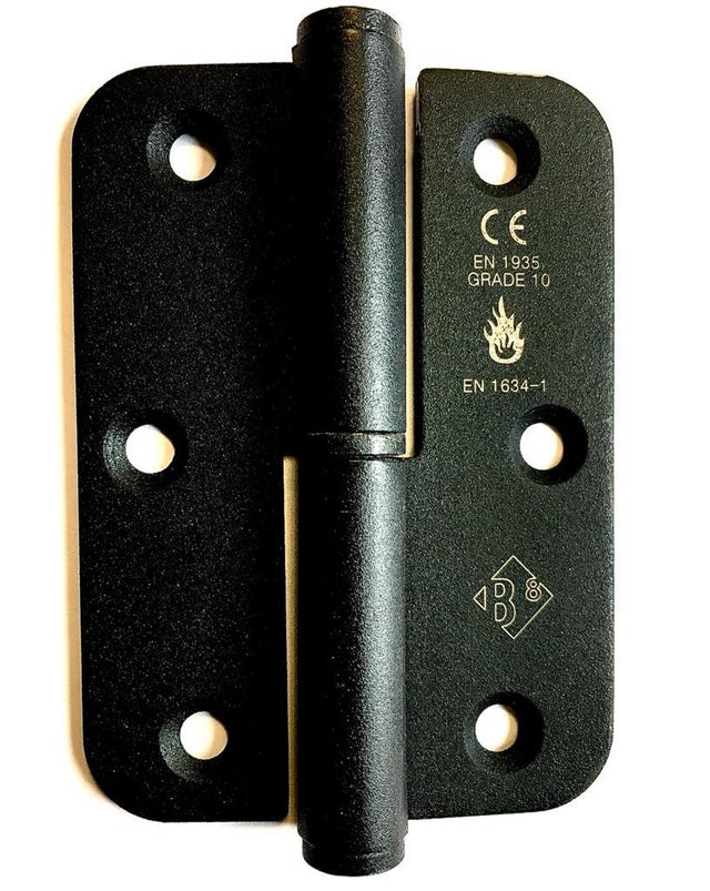BISAGRA PERNIO A DERECHA 90X65MM NEGRO