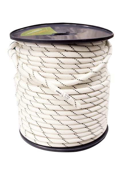 CUERDA SEMIESTÁTICA EN1891 TIPO A 10.5MM. 100M BLANCA Y NEGRA ROMBULL - 1
