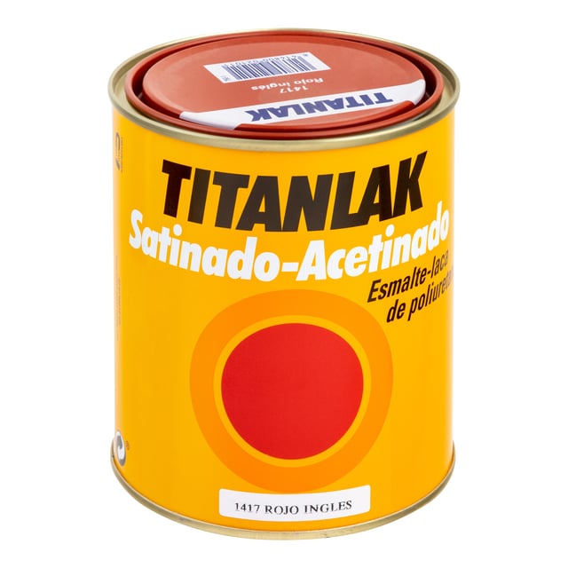 ESMALTE SINTÉTICO TITANLAK 750ML ROJO INGLES