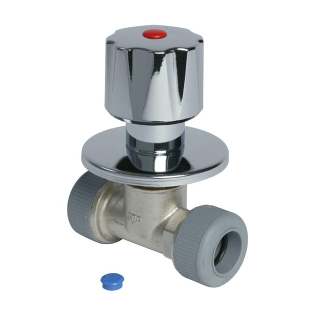 VÁLVULA EMPOTRAR POMO OCULTO 22MM PB TERRAIN - 1